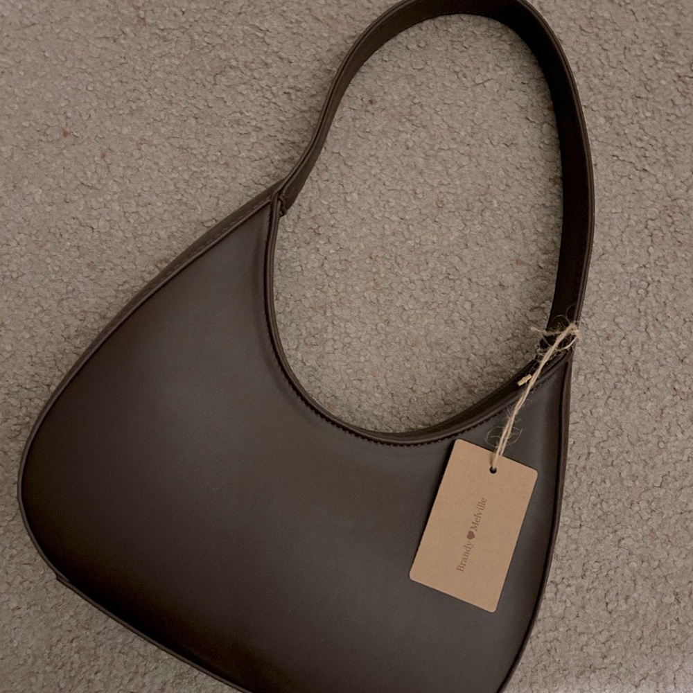 Brandy Melville Brown Faux Leather Purse